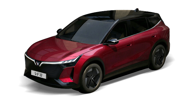 VF8 New Solar Ruby Body - Jet Black Roof