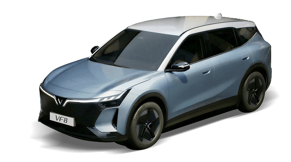 VF8 New Starburst Blue Body - Infinity Blanc Roof