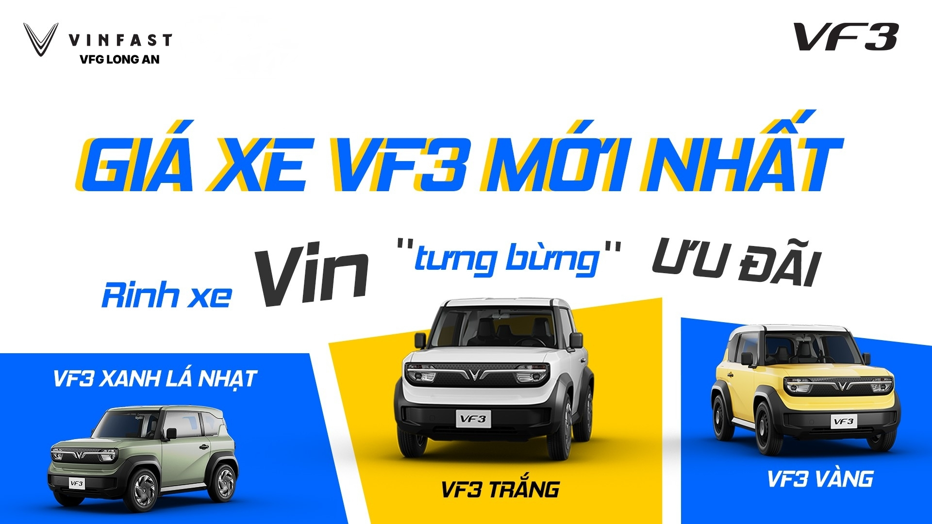 VinFast VF 3 tại showroom VinFast VFG Long An